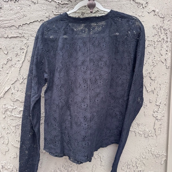 NWOT Free People In The Meadow top in black size L - Picture 6 of 12